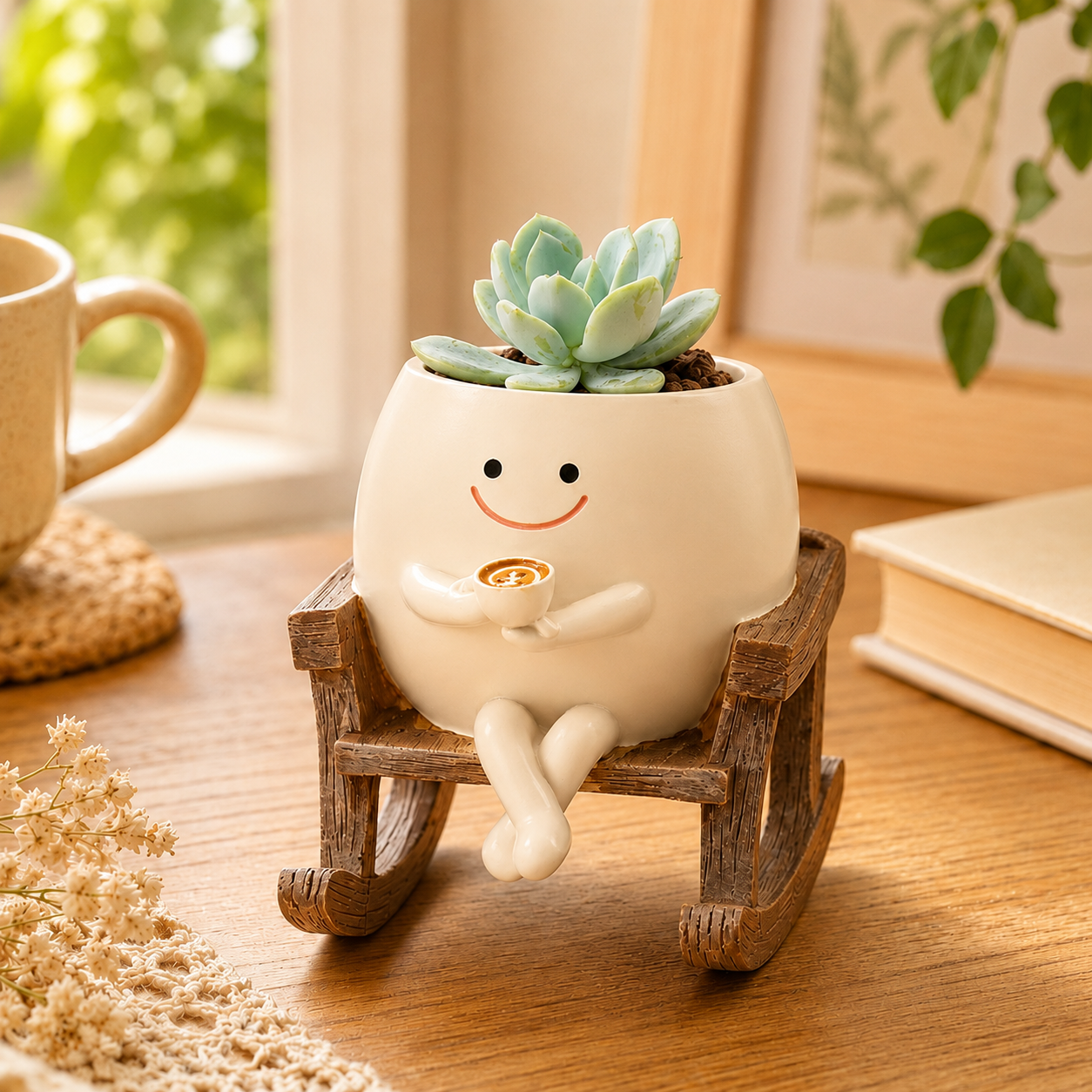 Florenza PlantPal™ Smiling Swing Planter