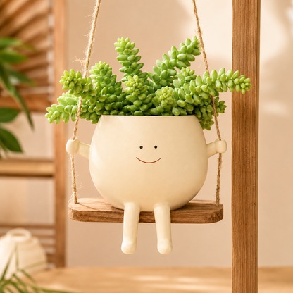 Florenza PlantPal™ Smiling Swing Planter
