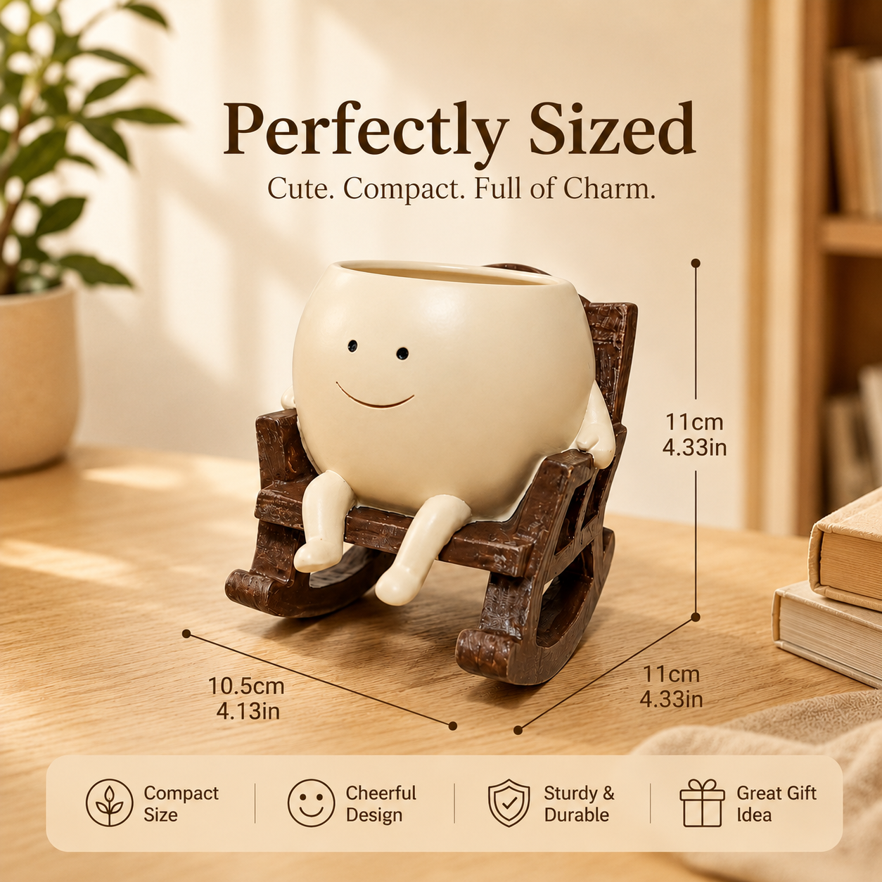 Florenza PlantPal™ Smiling Swing Planter