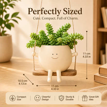 Florenza PlantPal™ Smiling Swing Planter